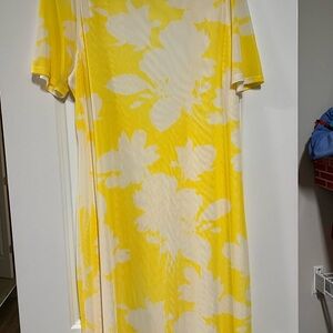 Yellow Floral Dress